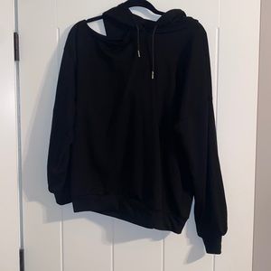 Revolve Clothing Superdown cold (one) shoulder hoodie